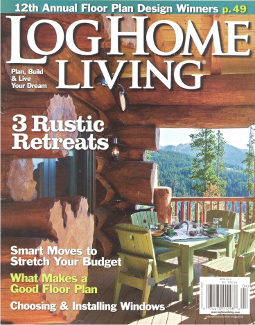 Log Home Magazine Cover
